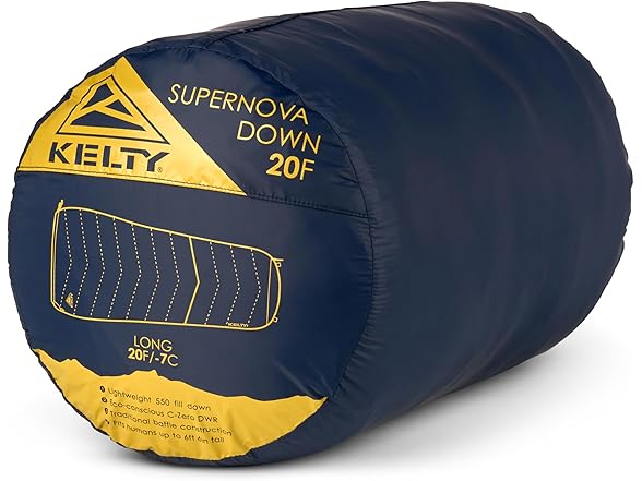 Kelty Supernova Down Sleeping Bag (20 Degree, Long)