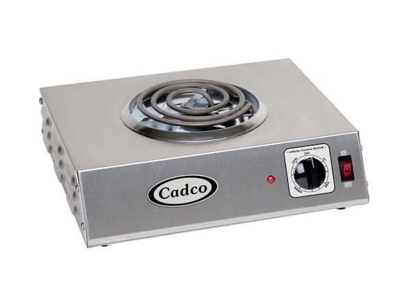 Cadco 14" Electric Hotplate w/ Burner