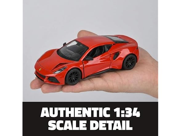 Lotus Emira Diecast Pull-Back Car Toy 12CT