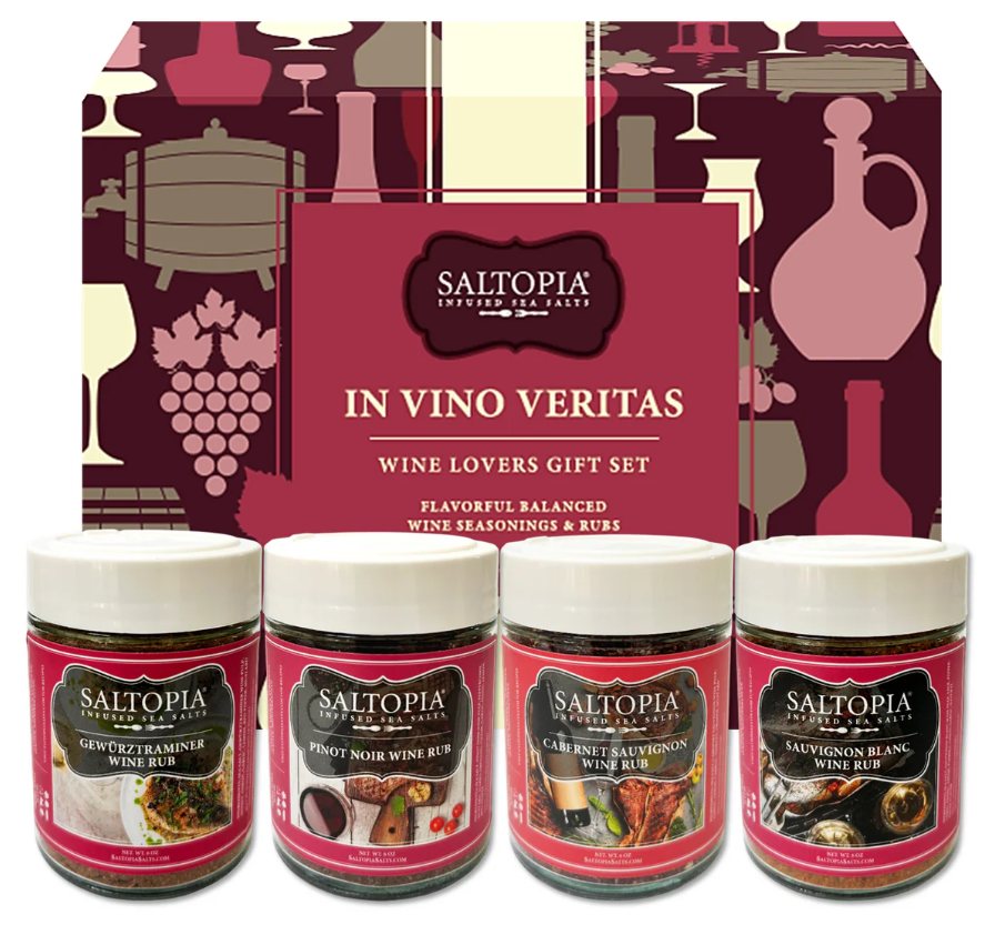 (4pk) Wine Lovers Infused Sea Salts Gift Set - Gallery 6
