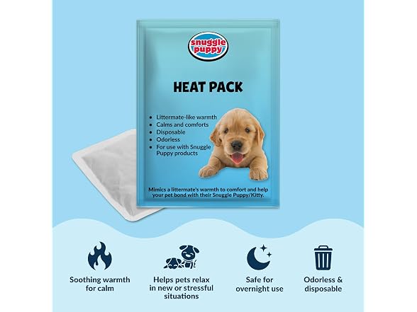 Snuggle Puppy Heartbeat Toy, Calming Comfort