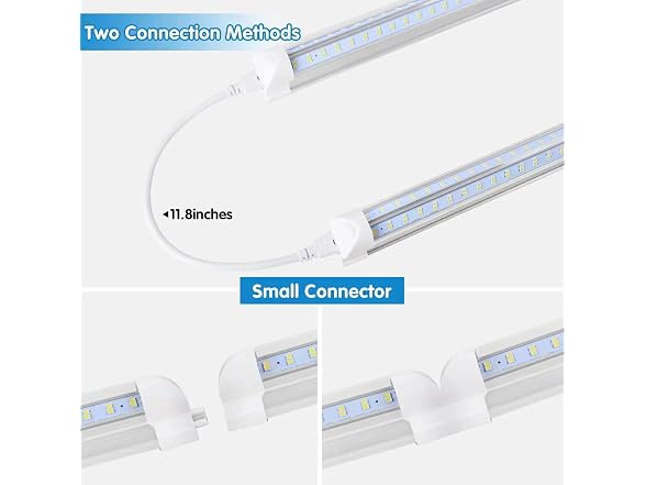 AQIQUUT Led Shop Light 2FT 25W 4-Pack