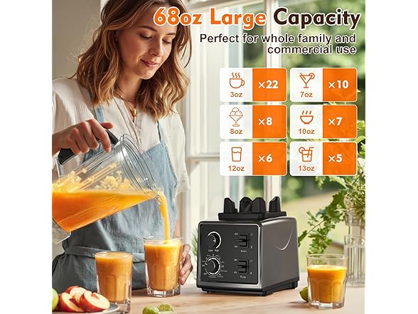 Nilpferd 3-in-1 Blender and Food Processor