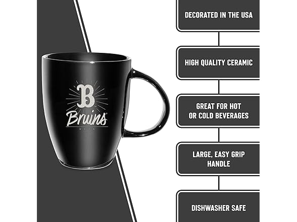 UCLA Bruins Sunburst Black Mug