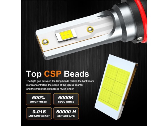 4 Pack LED Headlight Bulbs 9005 H11