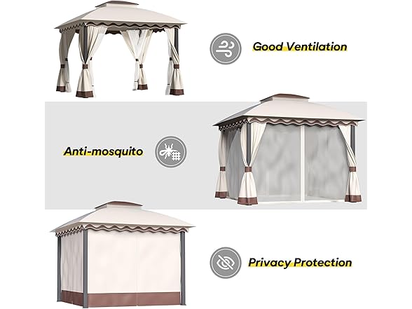 ZZW Outdoor Patio Gazebo