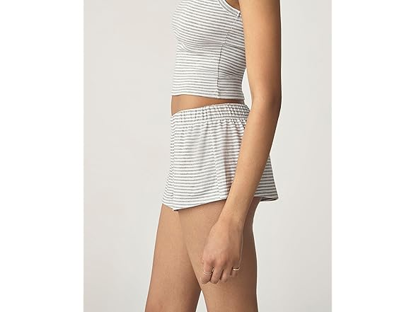 Heather Grey Stripe