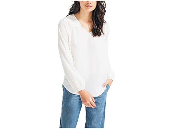 Nautica Women's Shirt White (L)