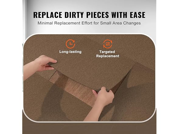 Carpet Tiles Peel and Stick, 18” x 18” Squares
