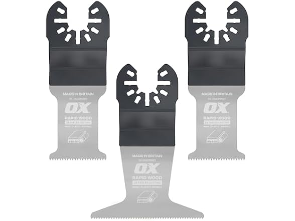 OX OX-P184402 OX Premium Oscillating Tool Blades 3 Pack