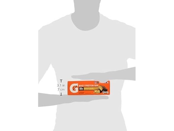 12CT Gatorade Whey Protein Recover Bars, Chocolate