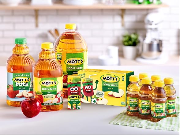 Motts For Tots Apple Juice 64 Fl Oz Bottle