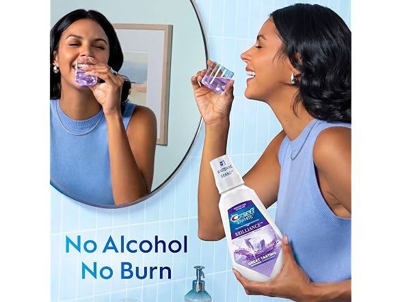 Crest 3DWhite Mouthwash, 33.8 fl oz