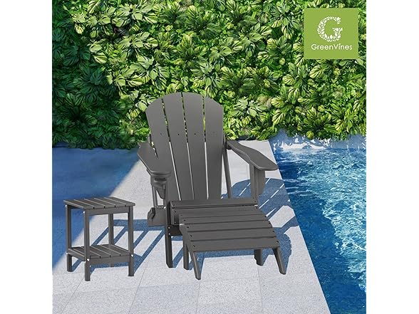 GREENVINES Adirondack-Ottoman