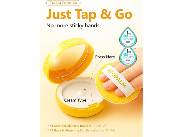 Atopalm Tok Tok Facial Sun Cushion SPF43 15g