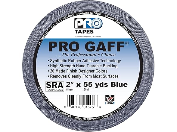 ProTapes Pro Gaff Premium Matte Cloth Gaffer's Tape
