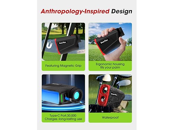 Red 1300 Yards Golf Range Finder