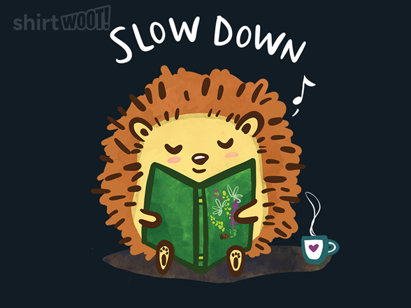 It's Nice to Slow Down