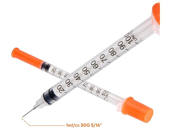 JIUPULL 30PACK U-100 Syringes