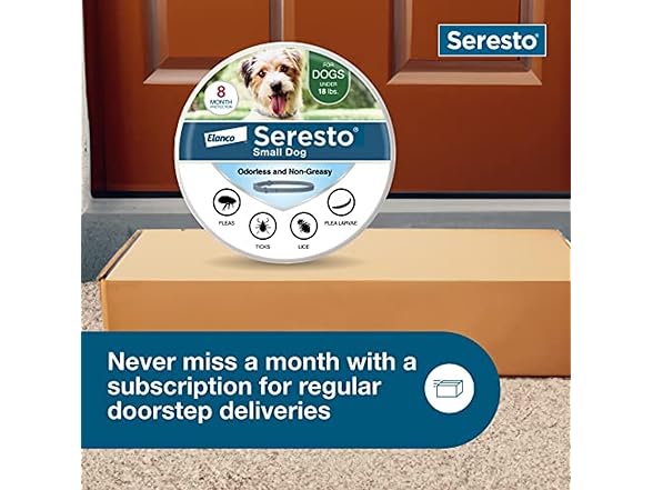 Seresto Small Dog Flea & Tick Treatment & Prevention Collar