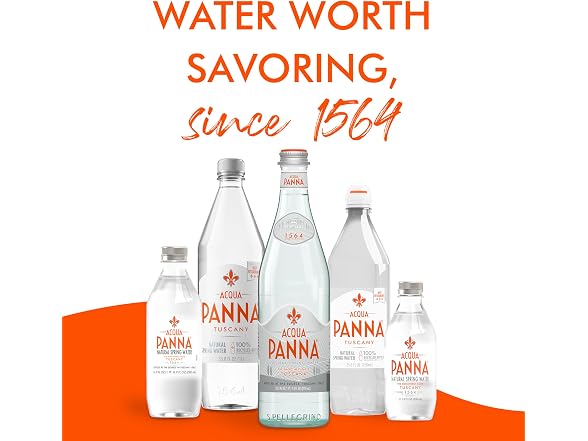 24Ct Acqua Panna Natural Spring Water, 11.15 FL OZ