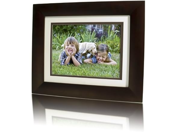 HP 8" Digital Photo Frame - Espresso