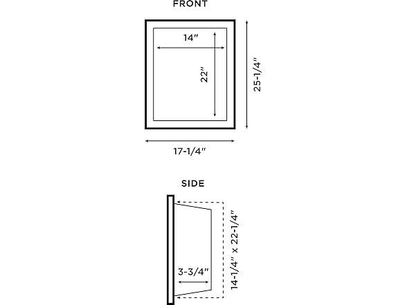 EZ NICHES New Ready for Tile Recessed