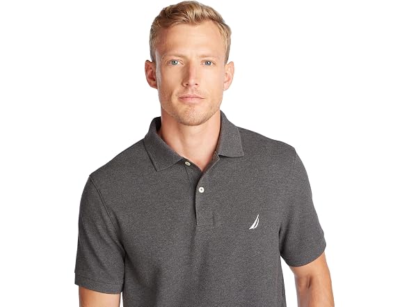 Nautica Men (XL) Short Sleeve Solid Polo Shirt