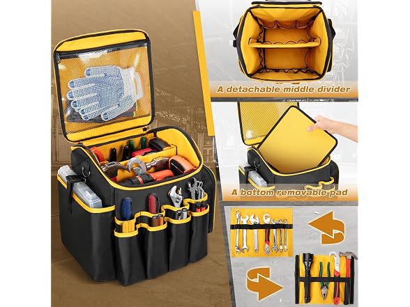 Marscamd CON-121 Heavy Duty Tool Bag with Divider