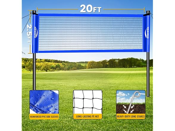 AUEWXNFYH Portable Badminton Set
