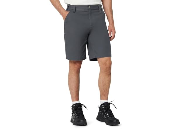 Amazon Basics Men Relaxed Stretch Canvas Shorts