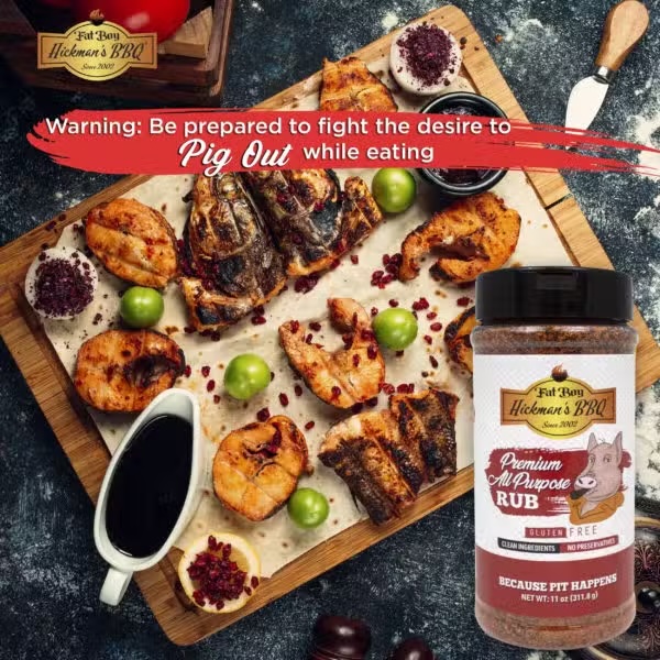 (3pk) Fat Boy Hickman’s BBQ Rubs Variety Pack - Gallery 24