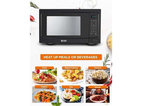 COMMERCIAL CHEF 1.6 Cubic Foot Microwave