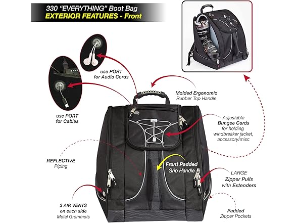 Athalon Everything Boot Bag/Backpack