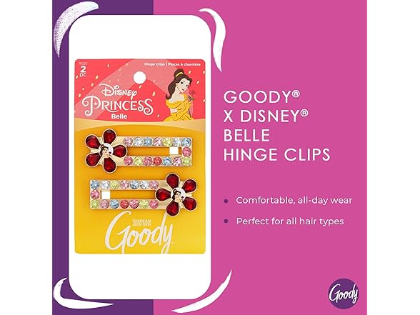 GOODY Hinge Jewel Clip - Disney Princess