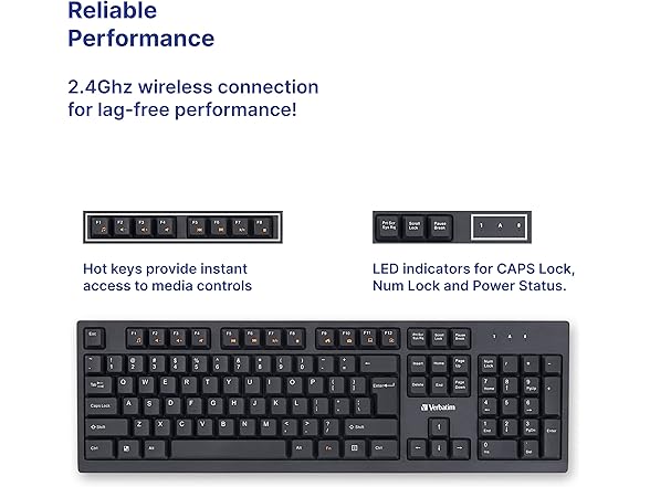 Verbatim Slimline Wireless Keyboard