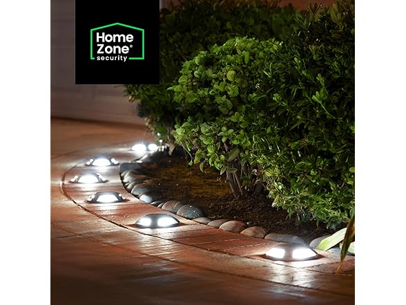 Home Zone Solar Deck Lights - Black