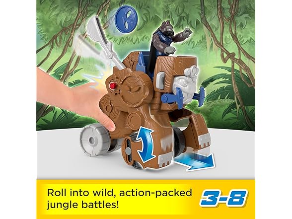 Toy Monkey Catapult Poseable Figure Set