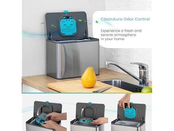 Home Zone Living Kitchen Compost Bin with Attac