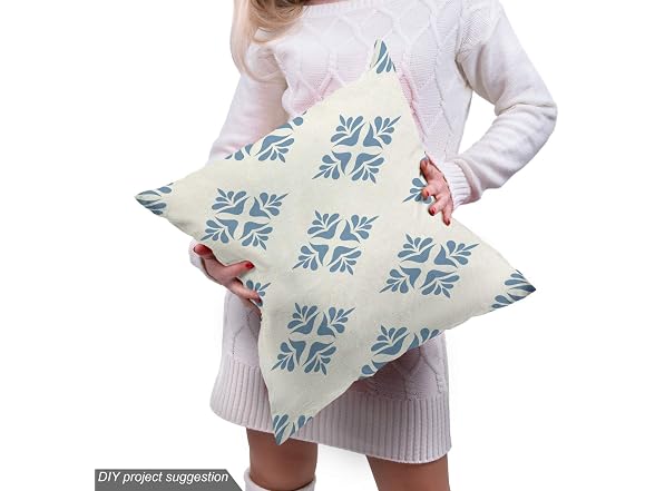 Ambesonne Geometric Fabric by The Yard, Abstract Leaves