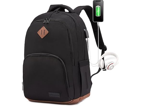 LOVEVOOK 15.6" School Backpack