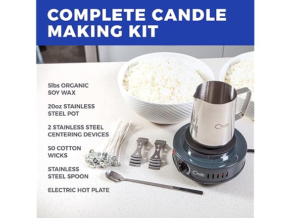 Candle Making Kit with Electronic Hot Plate - Gallery 2