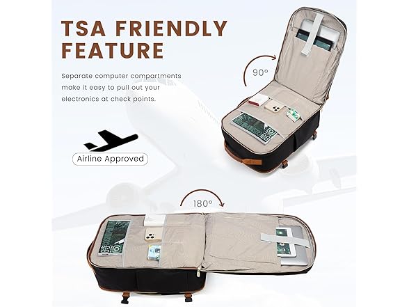 LOVEVOOK 17 Inch Large Travel Backpack