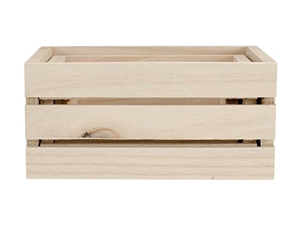 Multicraft Imports Mini Wood Crate Caddy