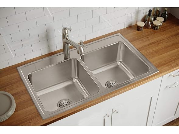 Elkay Equal Double Bowl Drop-in Stainless