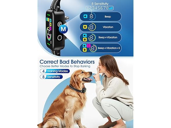 DINJOO Bark Collar for Dogs
