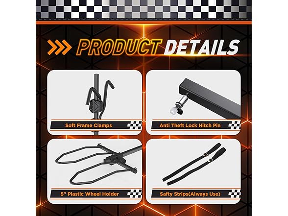 TANX Bike Rack for Ebikes