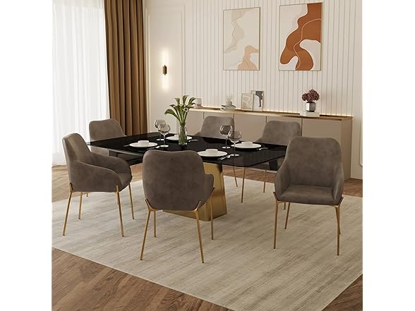 LeisureMod Zaire Charcoal Chair 2Pk