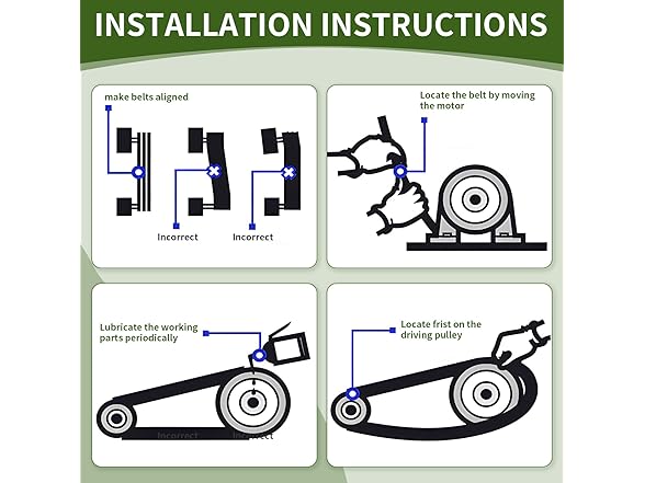 JingSney 5/8"x83" Deck Belt 01005011