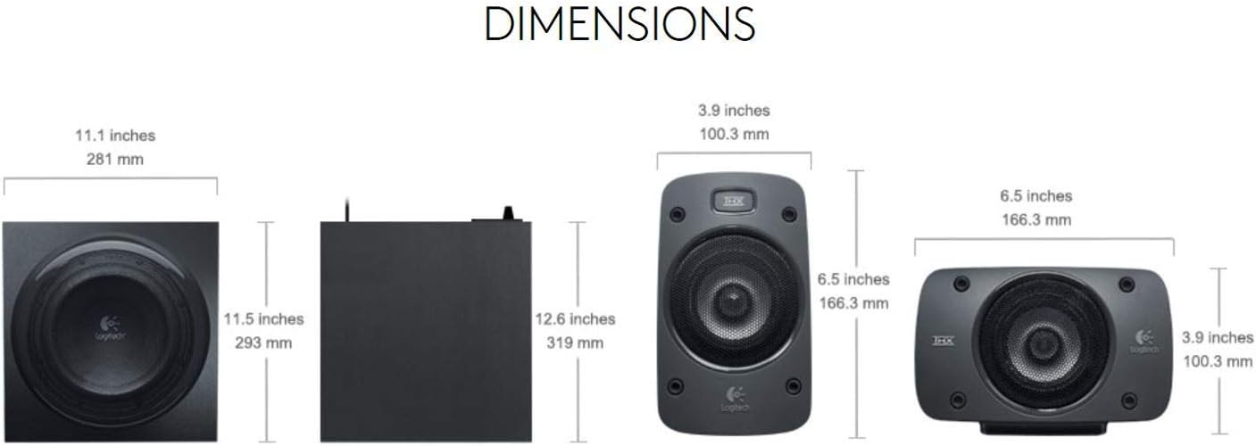 Logitech Z906 5.1 Surround Sound Speaker System - Gallery 11